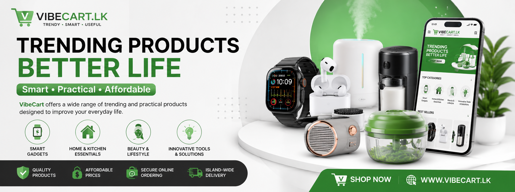 Welcome to VibeCart - Trendy Smart Useful